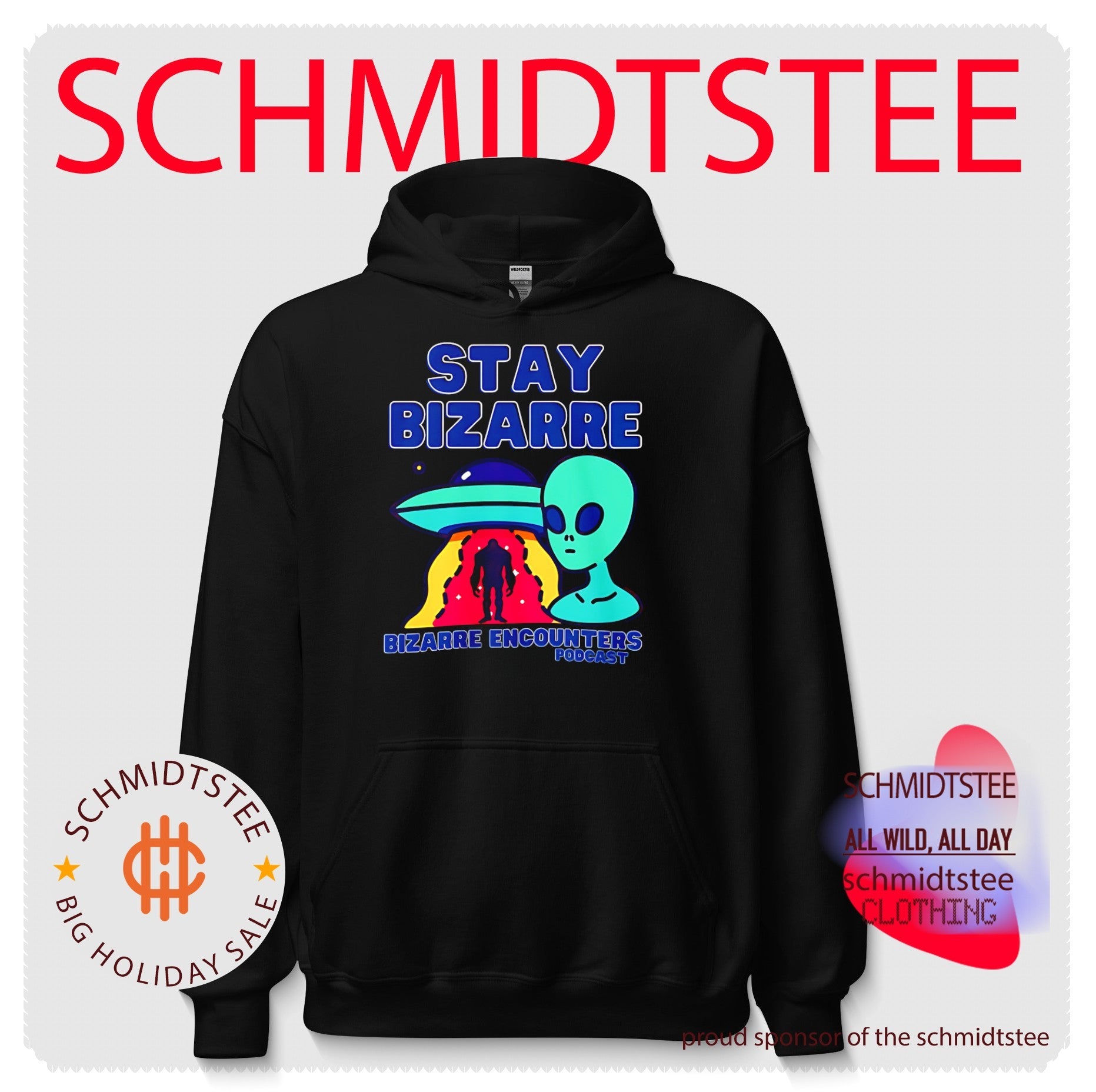Stay bizarre bizarre encounters podcast with aline graphic shirt