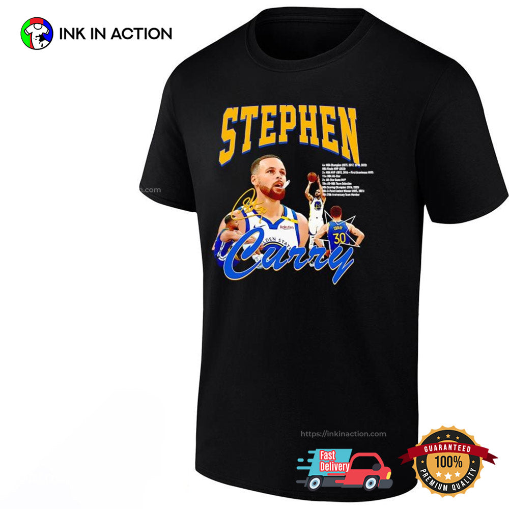 Stephen Curry NBA Golden State Warriors Basketball T-shirt