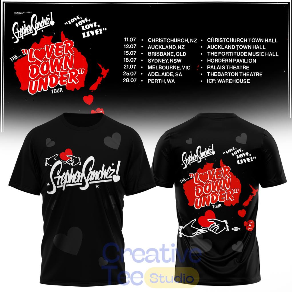 Stephen Sanchez The Lover Down Under Tour Special Tee Hoodie