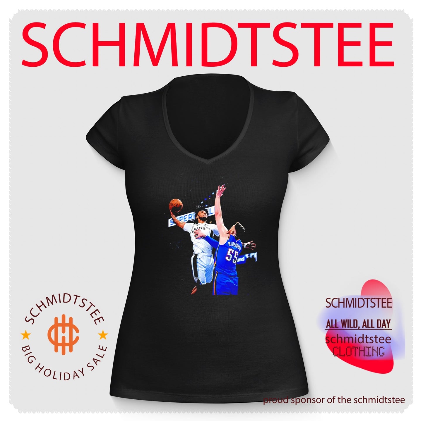 Stephon Castle and Isaiah Hartenstein 2026 NBA graphic shirt