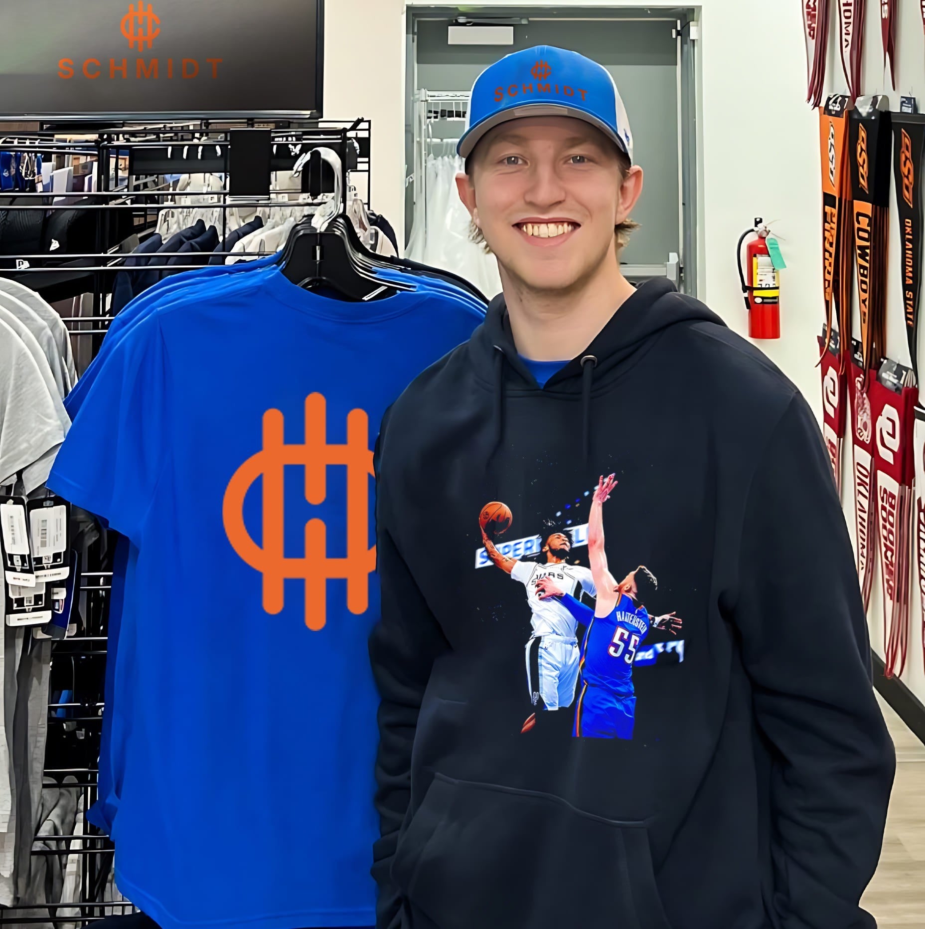 Stephon Castle and Isaiah Hartenstein 2026 NBA graphic shirt