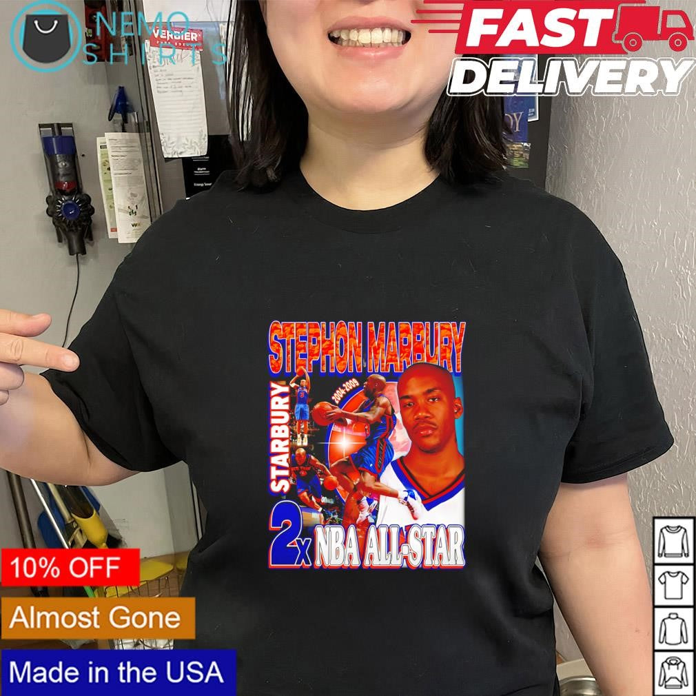 Stephon Marbury Starbury 2x NBA All-star player shirt