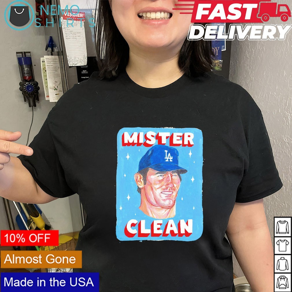 Steve Garvey Los Angeles Dodgers Mister Clean shirt