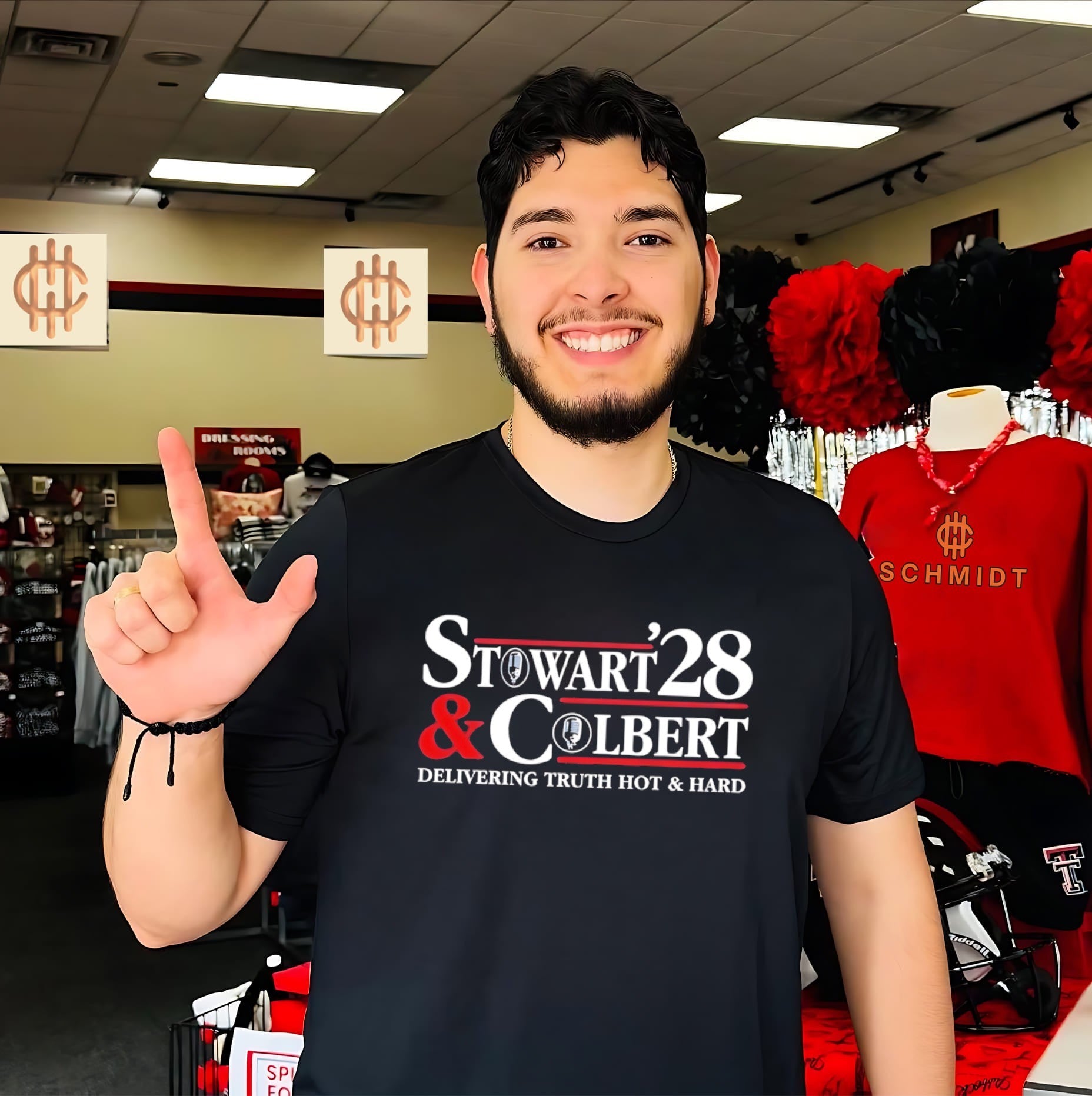 Stewart Colbert Delivering Truth Hot And Hard 2028 shirt