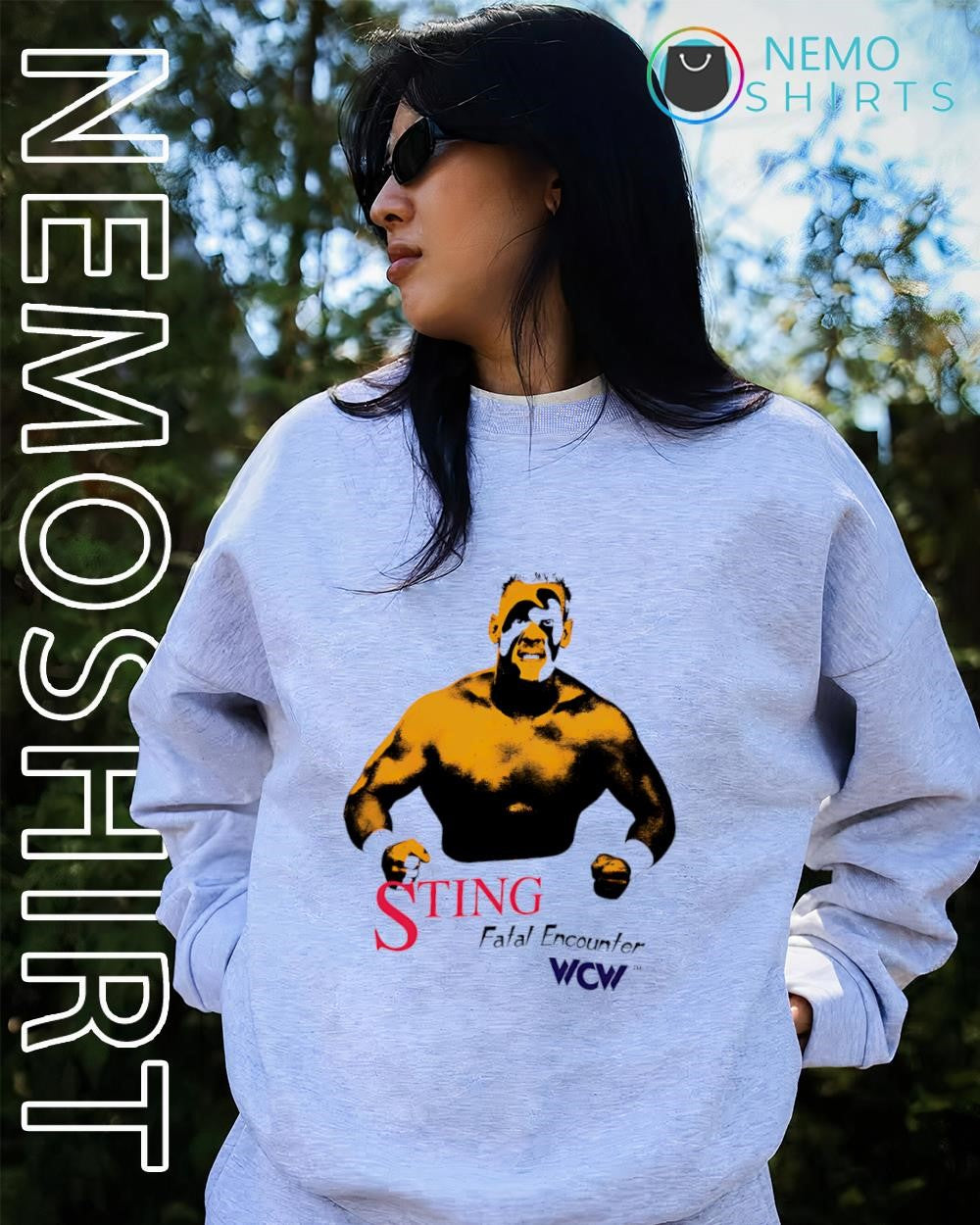 Sting Fatal Encounter WCW all-over shirt