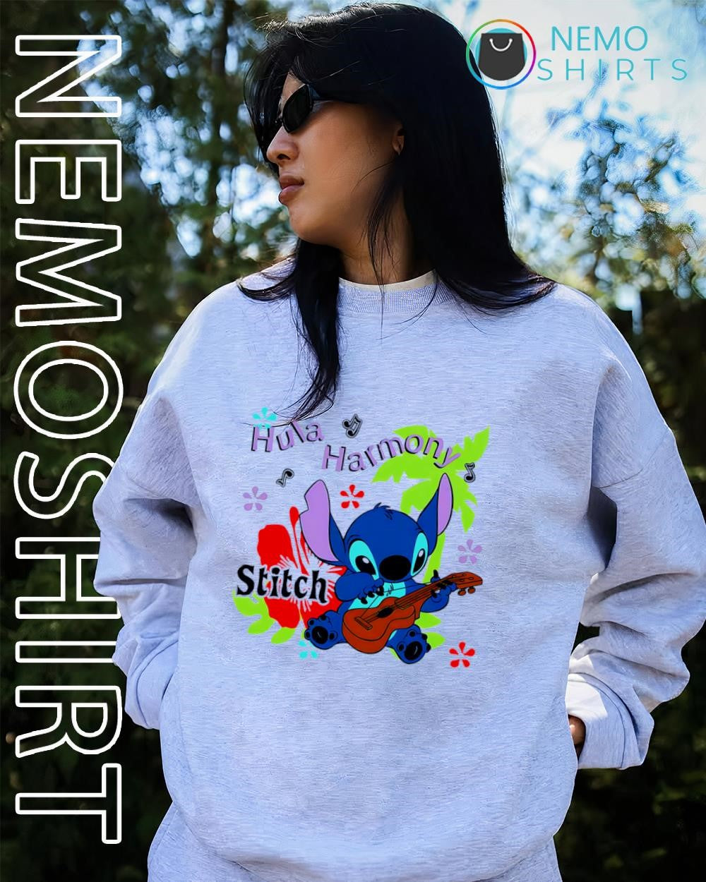Stitch Hula Harmony graphic shirt