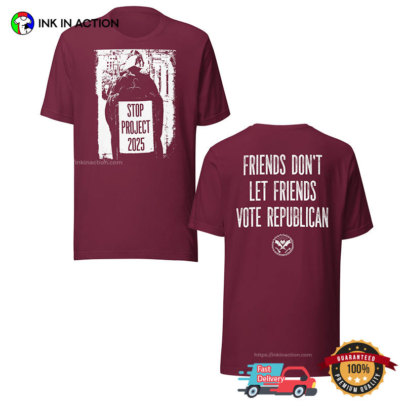Stop Project 2025 2-sided T-shirt