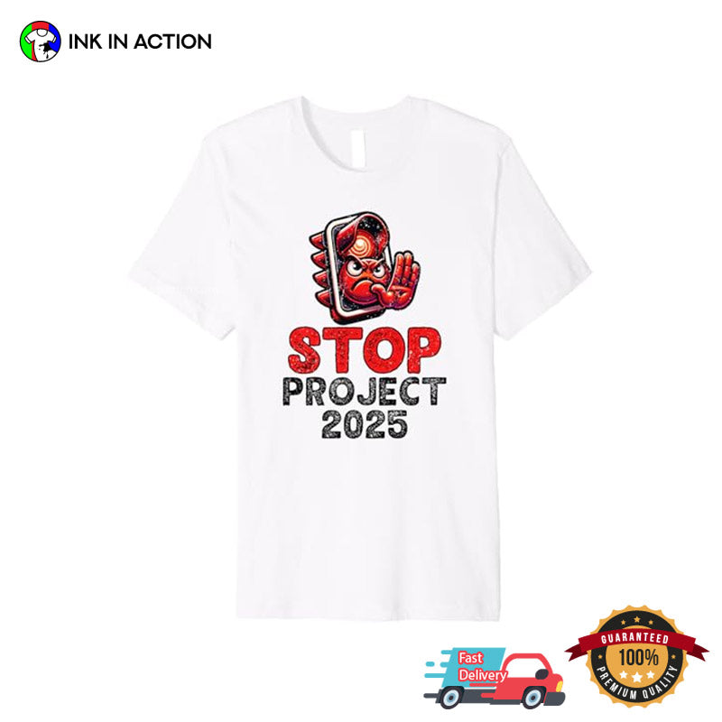 Stop Project 2025 Red Light T-shirt