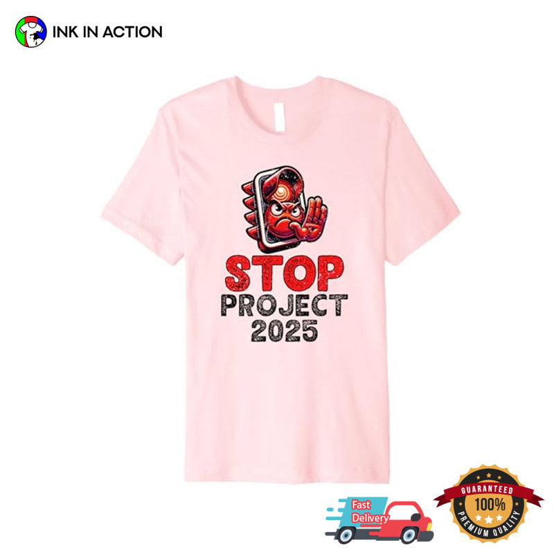 Stop Project 2025 Red Light T-shirt