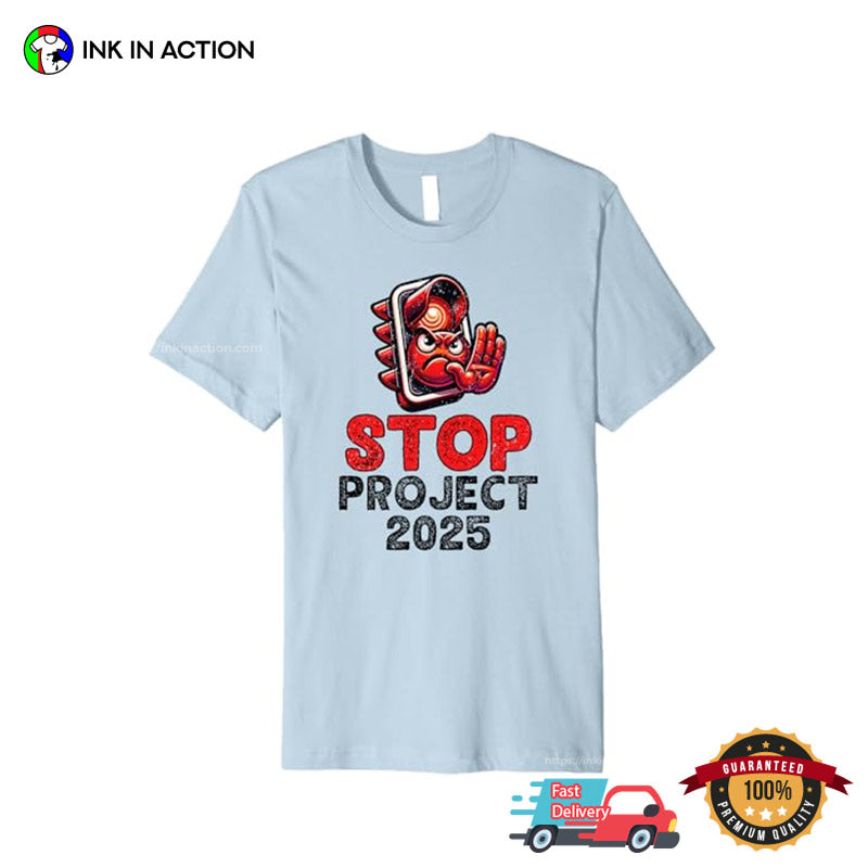 Stop Project 2025 Red Light T-shirt