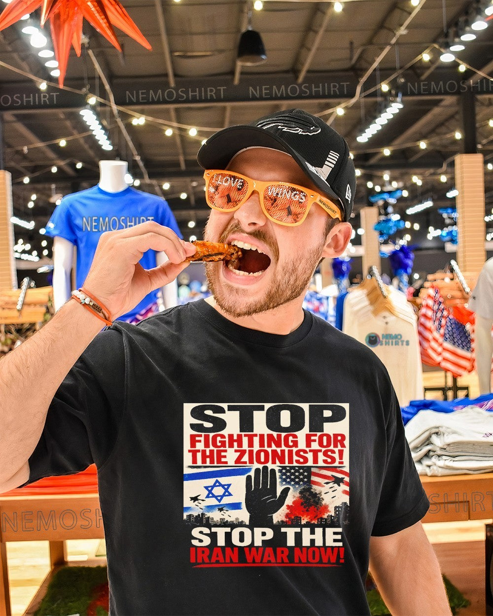 Stop fighting for the Zionists stop the Iran war now shirt