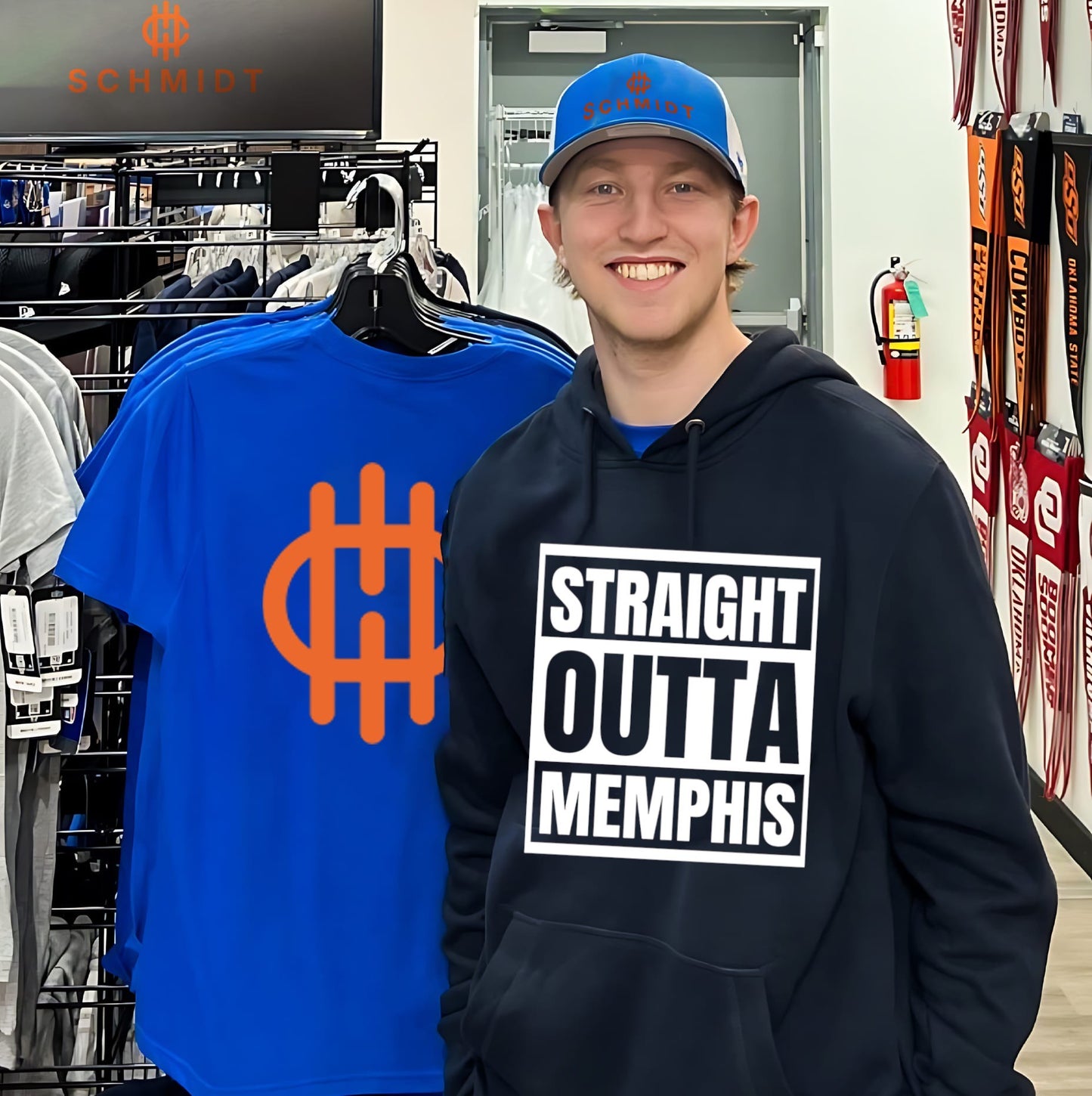 Straight outta memphis text shirt