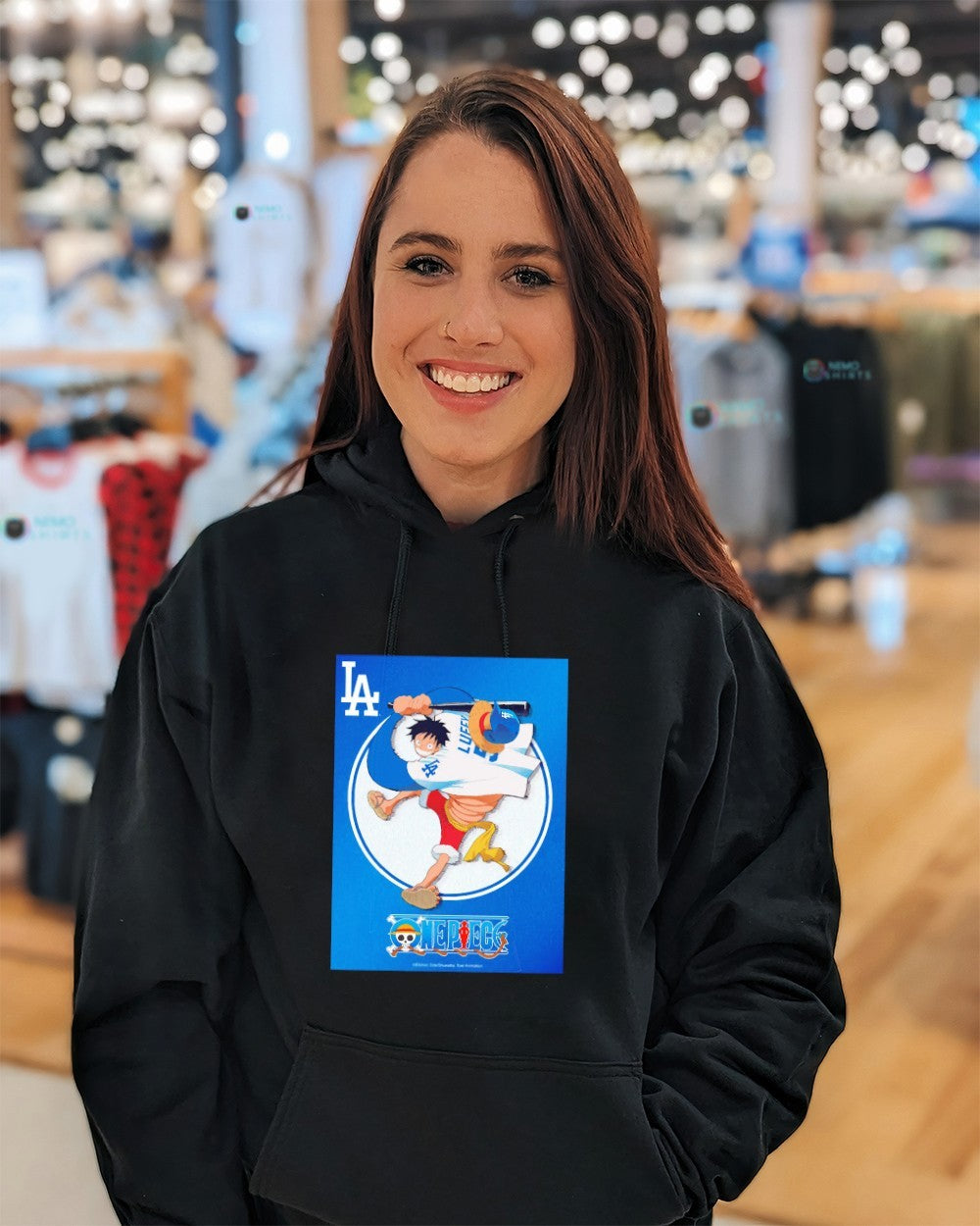 Straw Hats Los Angeles Dodgers Luffy One Piece shirt