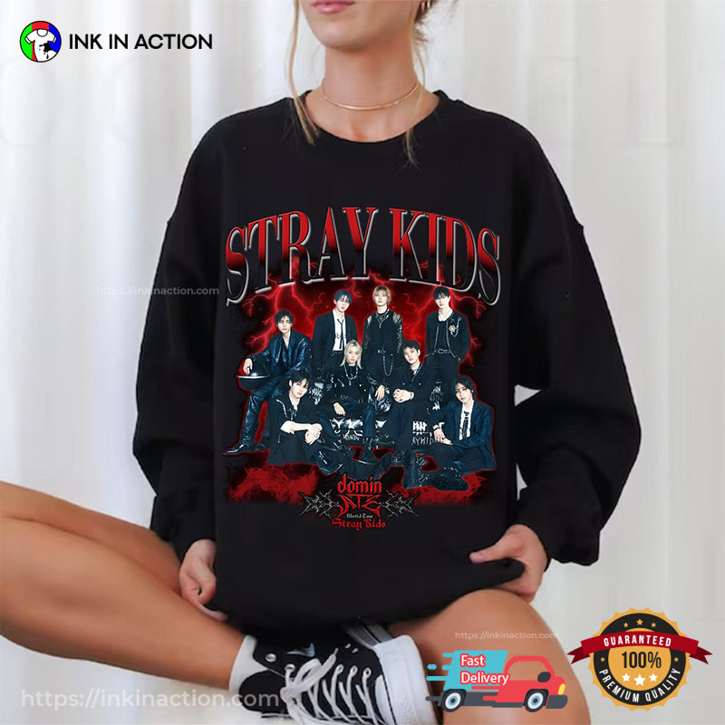 Stray Kids DominATE World Tour US 2025 2 Side Shirt