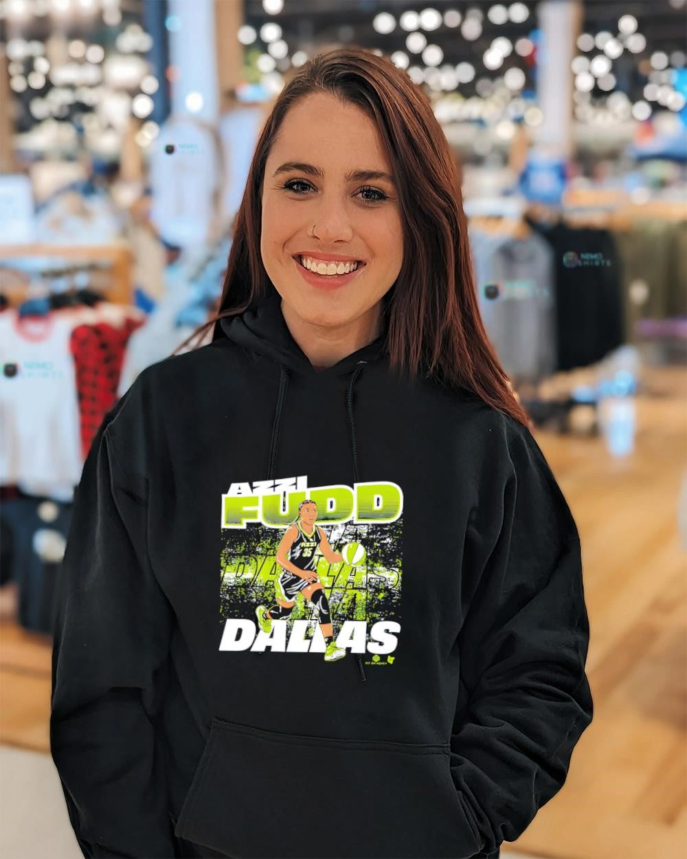Street ball WNBA Azzi Fudd the Dallas Wings shirt