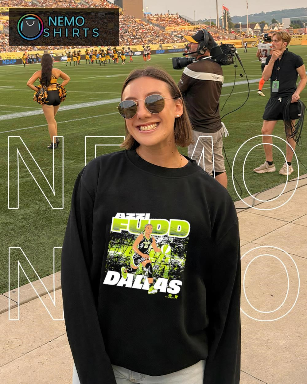 Street ball WNBA Azzi Fudd the Dallas Wings shirt