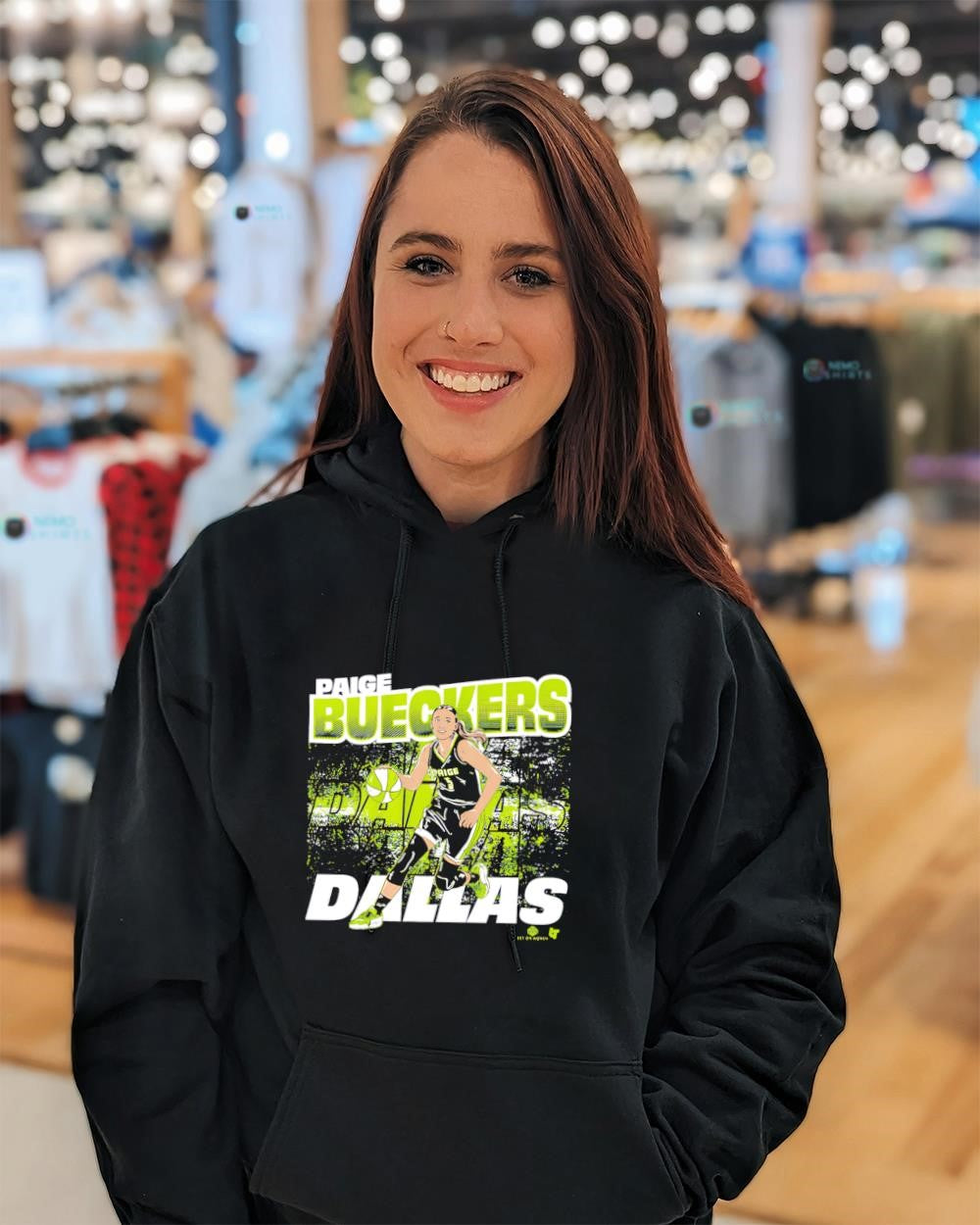 Street ball WNBA Paige Bueckers the Dallas Wings shirt