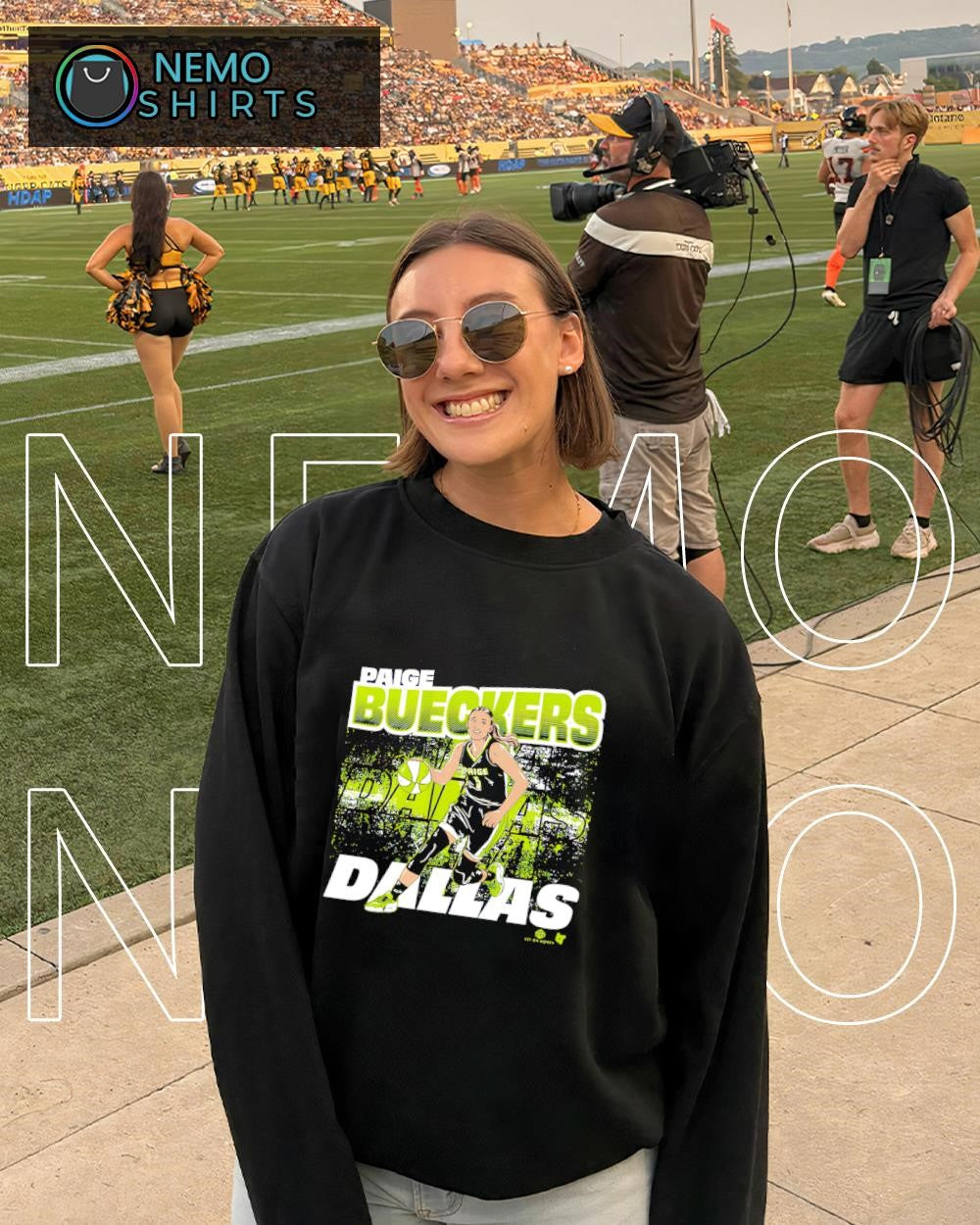 Street ball WNBA Paige Bueckers the Dallas Wings shirt