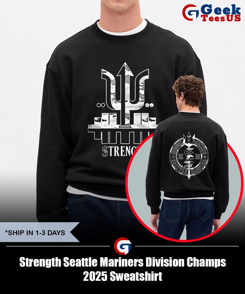 Strength Seattle Mariners Division Champs 2025 shirt