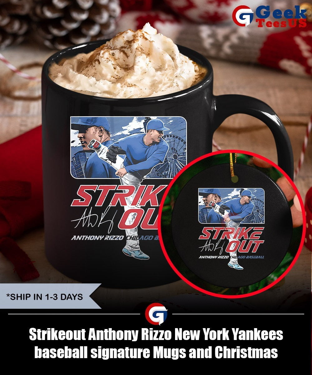 Strikeout Anthony Rizzo New York Yankees baseball signature shirt