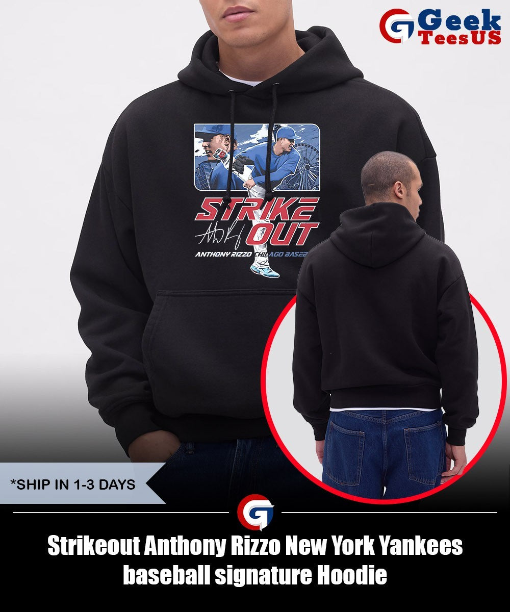 Strikeout Anthony Rizzo New York Yankees baseball signature shirt