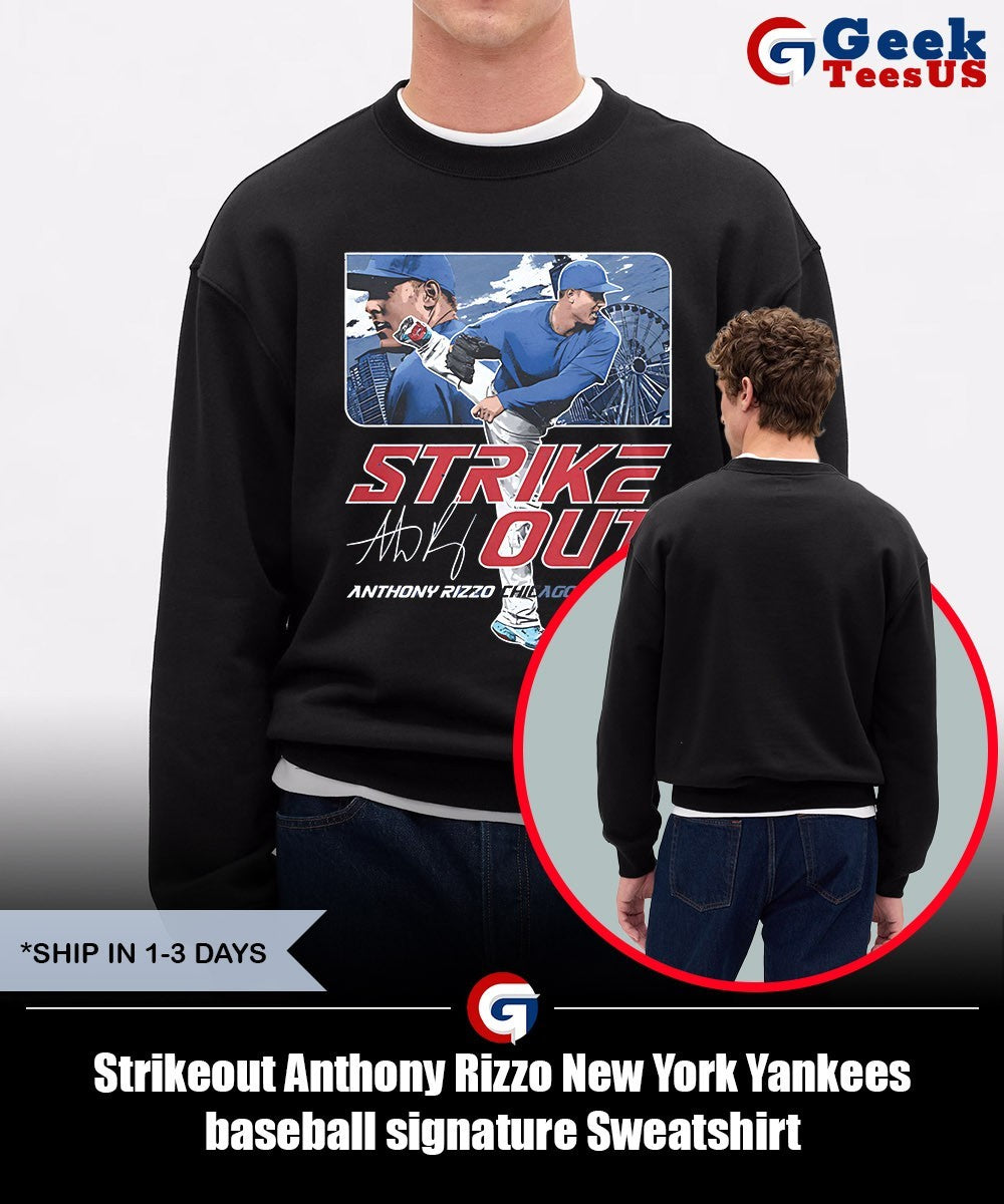 Strikeout Anthony Rizzo New York Yankees baseball signature shirt