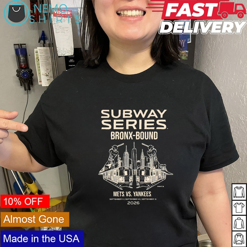 Subway Series Bronx-Bound New York Mets vs Yankees September 2026 shirt