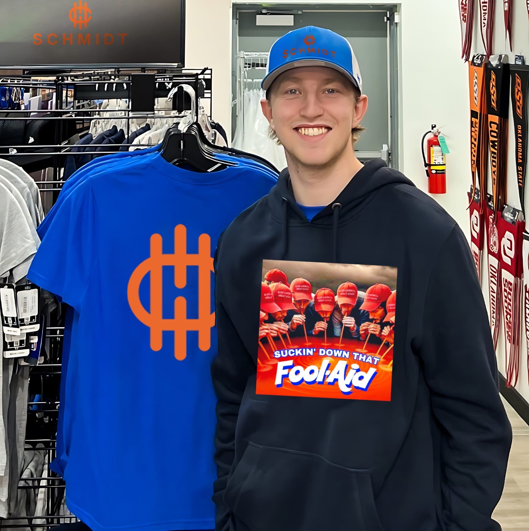 Suckin’ down that Fool-Aid MAGA hat shirt
