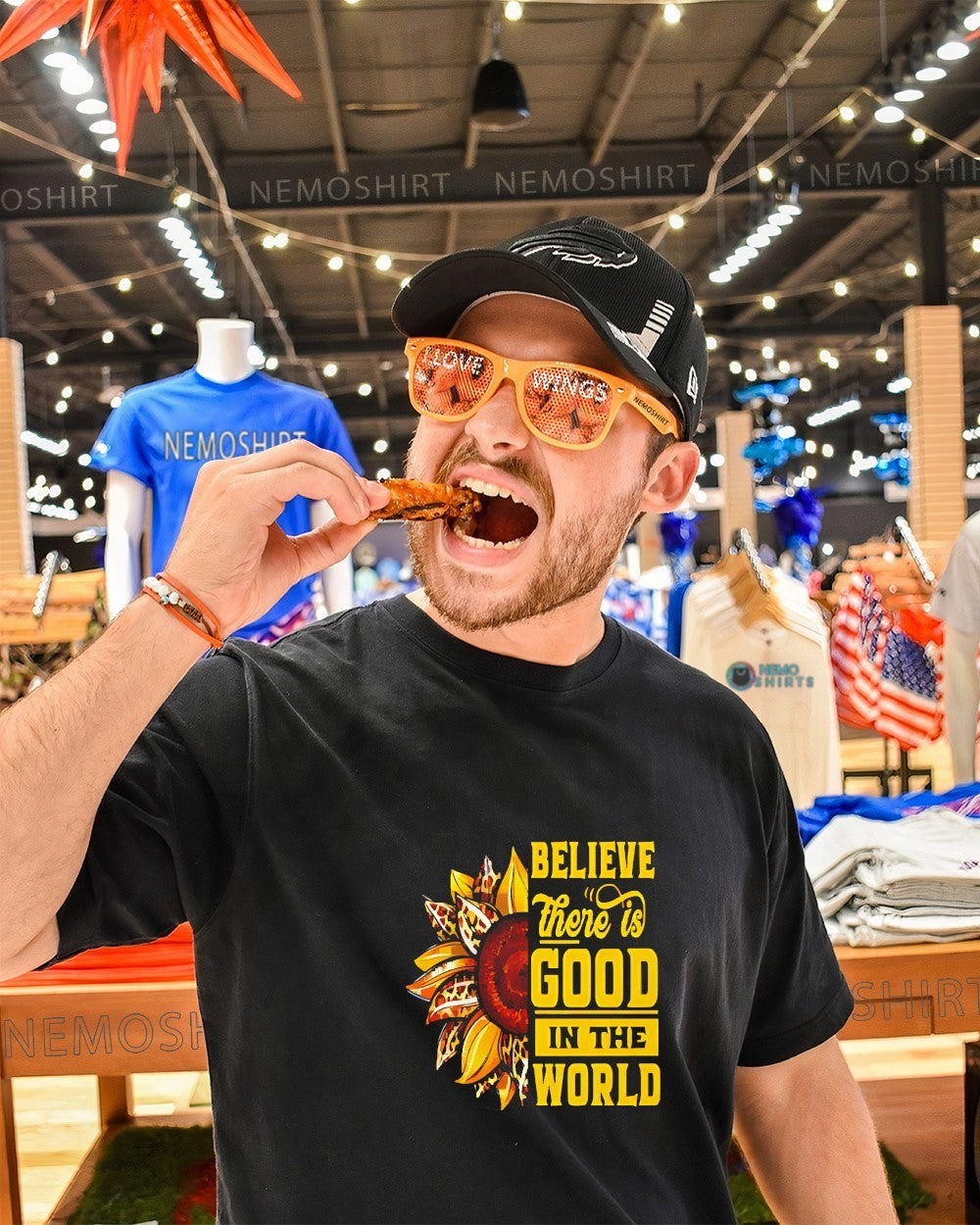 Sunflower believe there is good in the world shirt