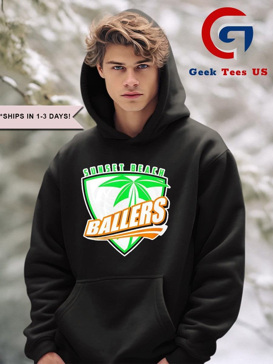 Sunset Beach Ballers logo shirt