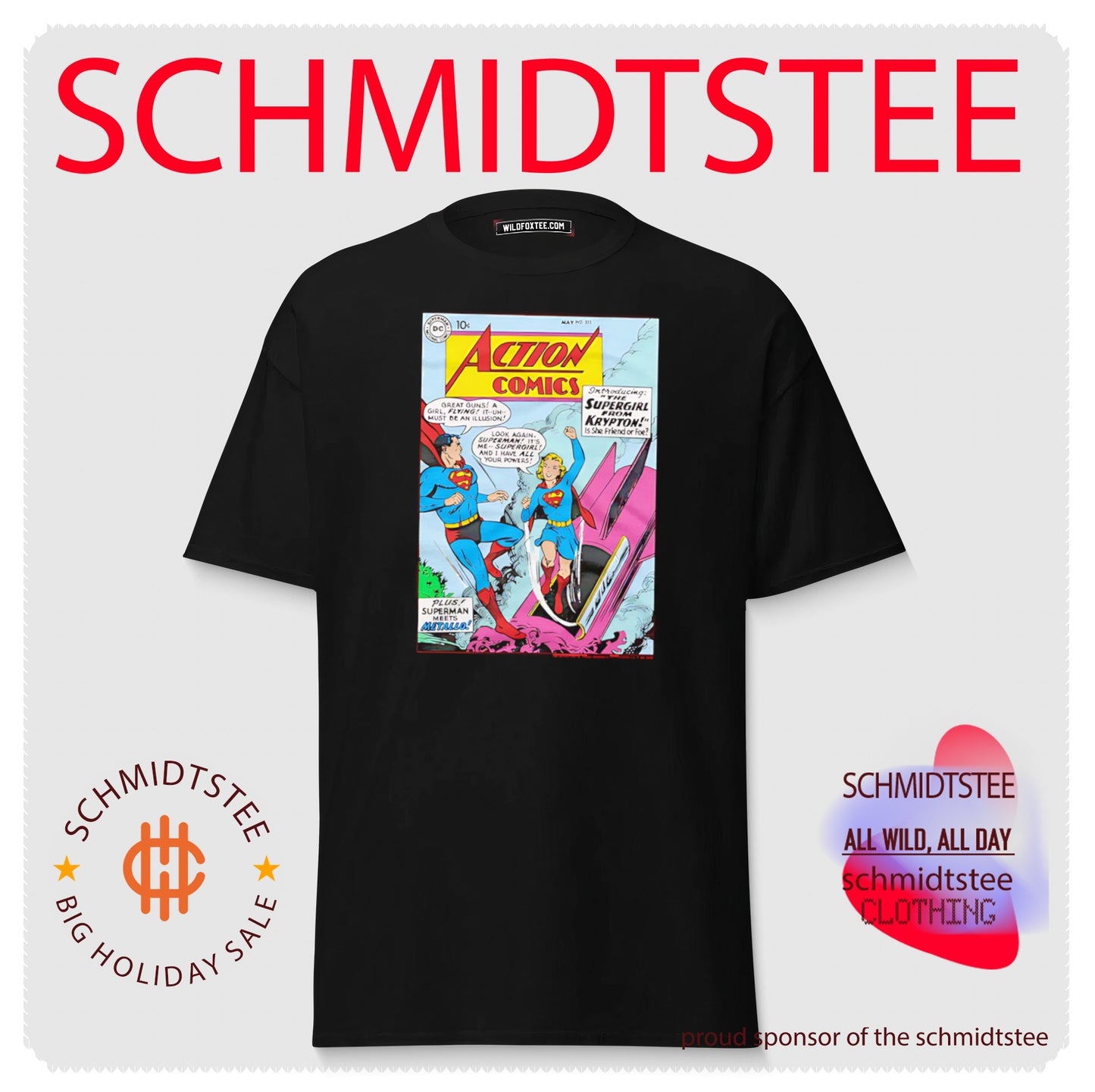 Supergirl First Appearance Action Comics Issue 252 shirt