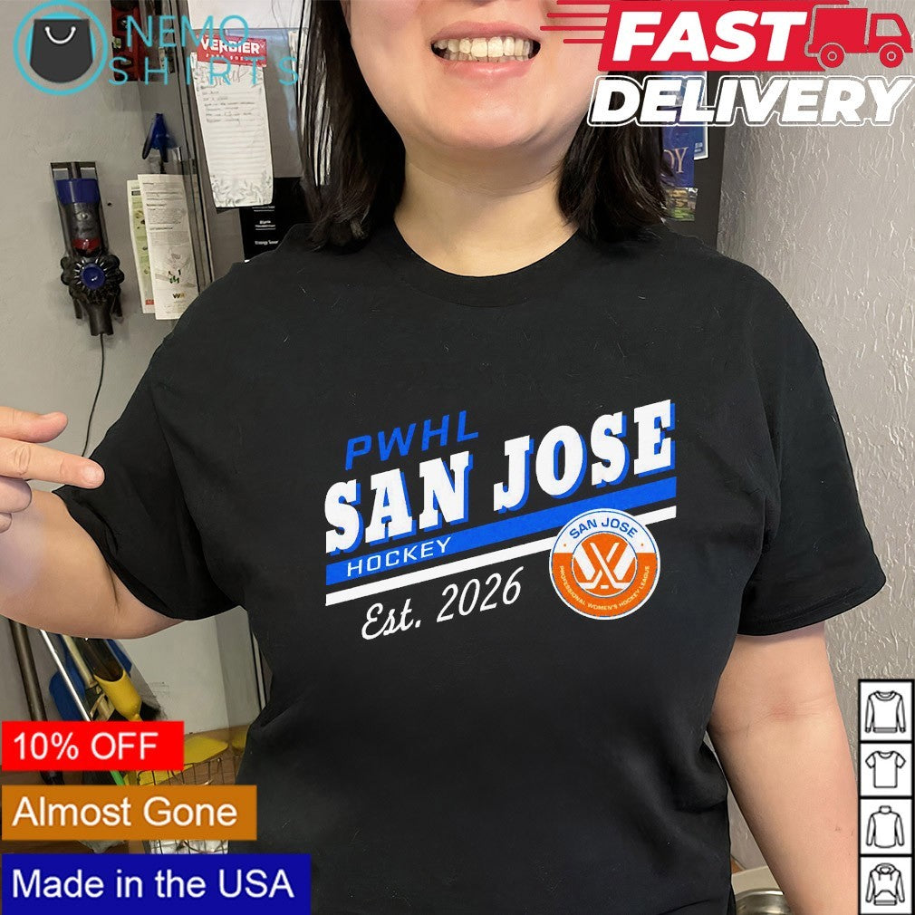 PWHL San Jose hockey est 2026 shirt