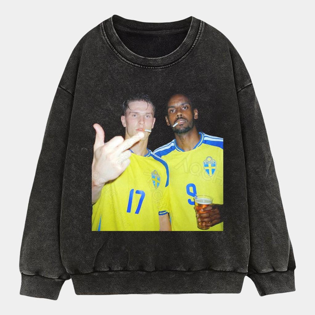 Sweden National Team Isak Gykeres Middle Finger Tee