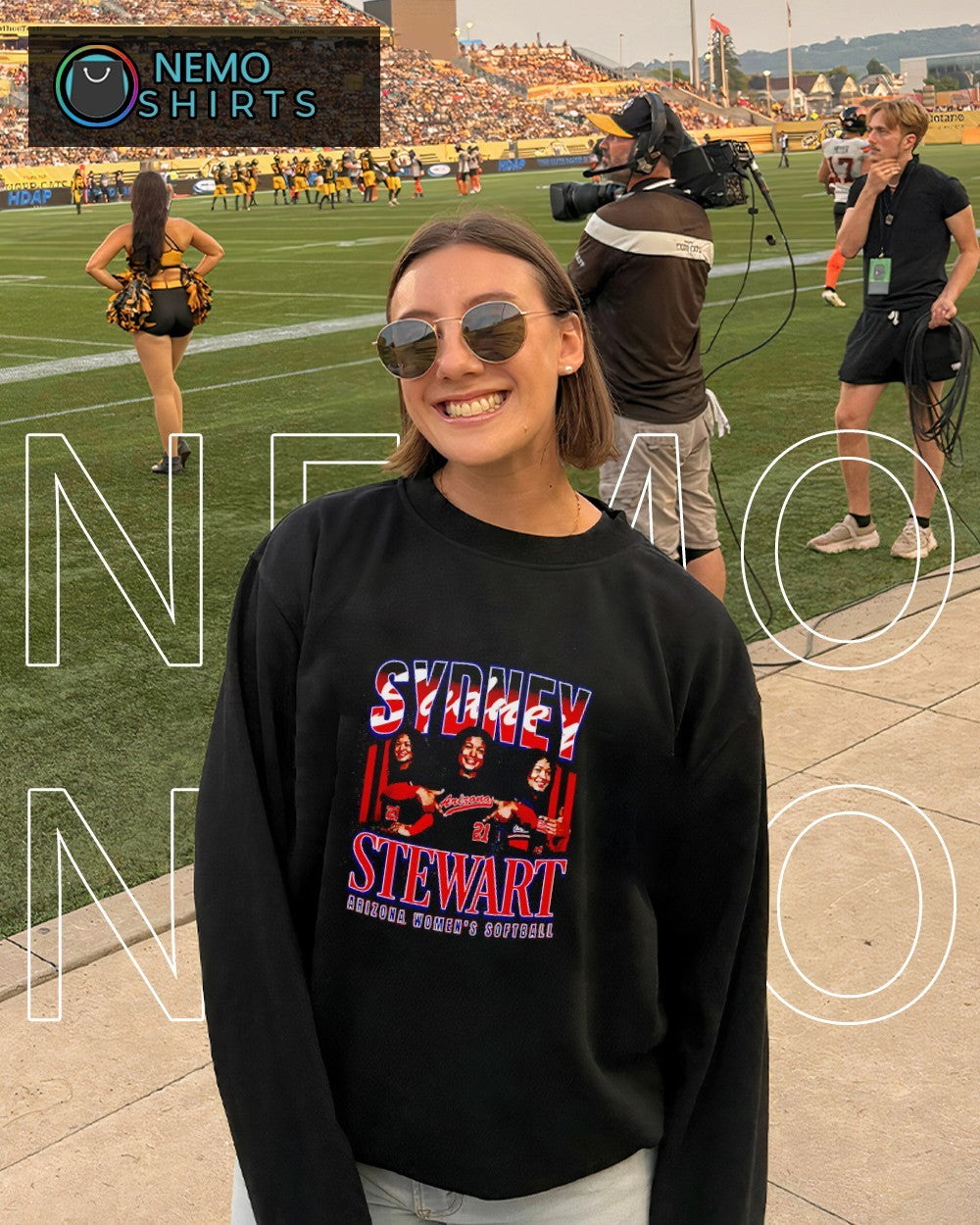 Sydney Stewart Arizona women’s softball retro graphic shirt