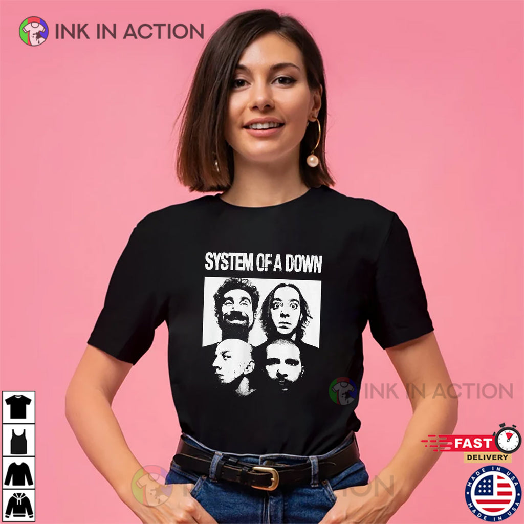 System Of A Down Members Portrait T-shirt