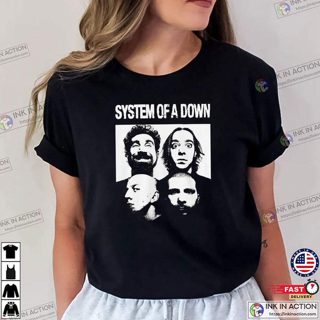 System Of A Down Members Portrait T-shirt
