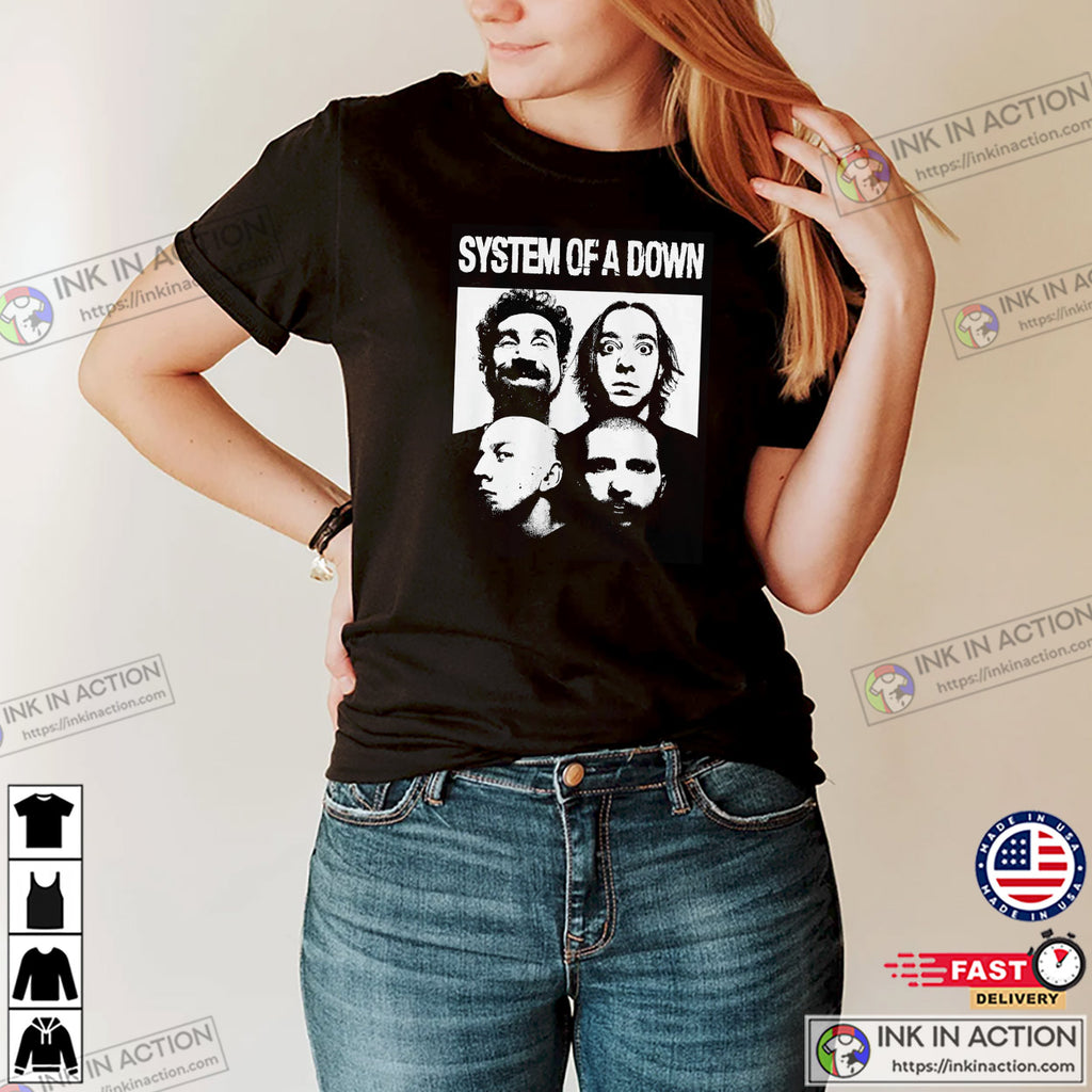 System Of A Down Members Portrait T-shirt
