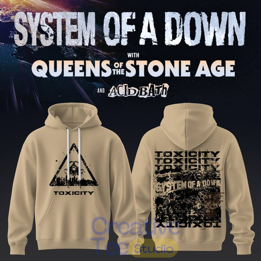 System of a Down UK & EU Tour 2026 Hoodie – Yellow
