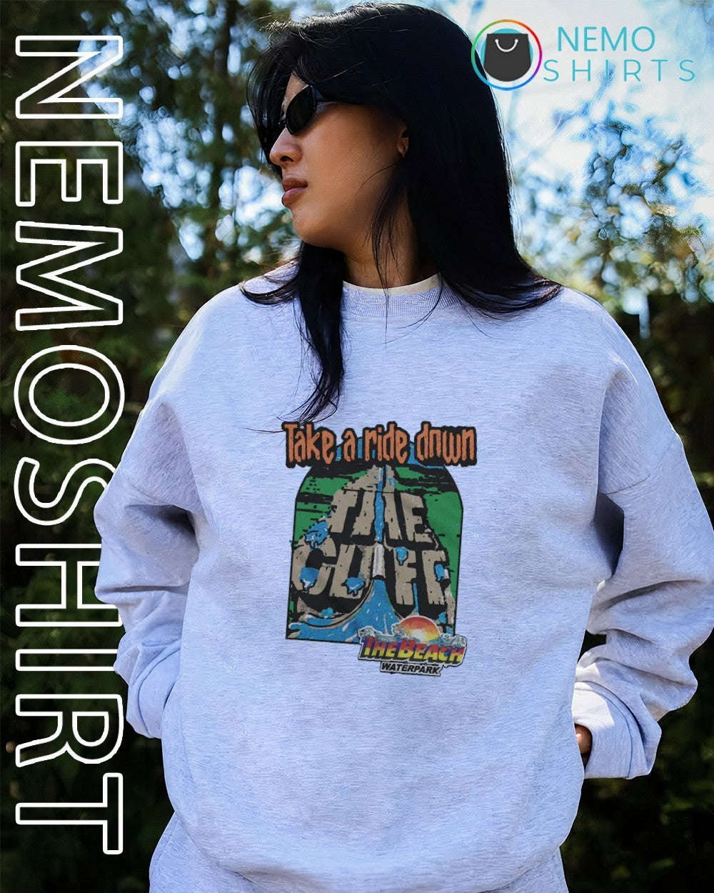 Take a ride down the cliff the Beach Waterpark shirt