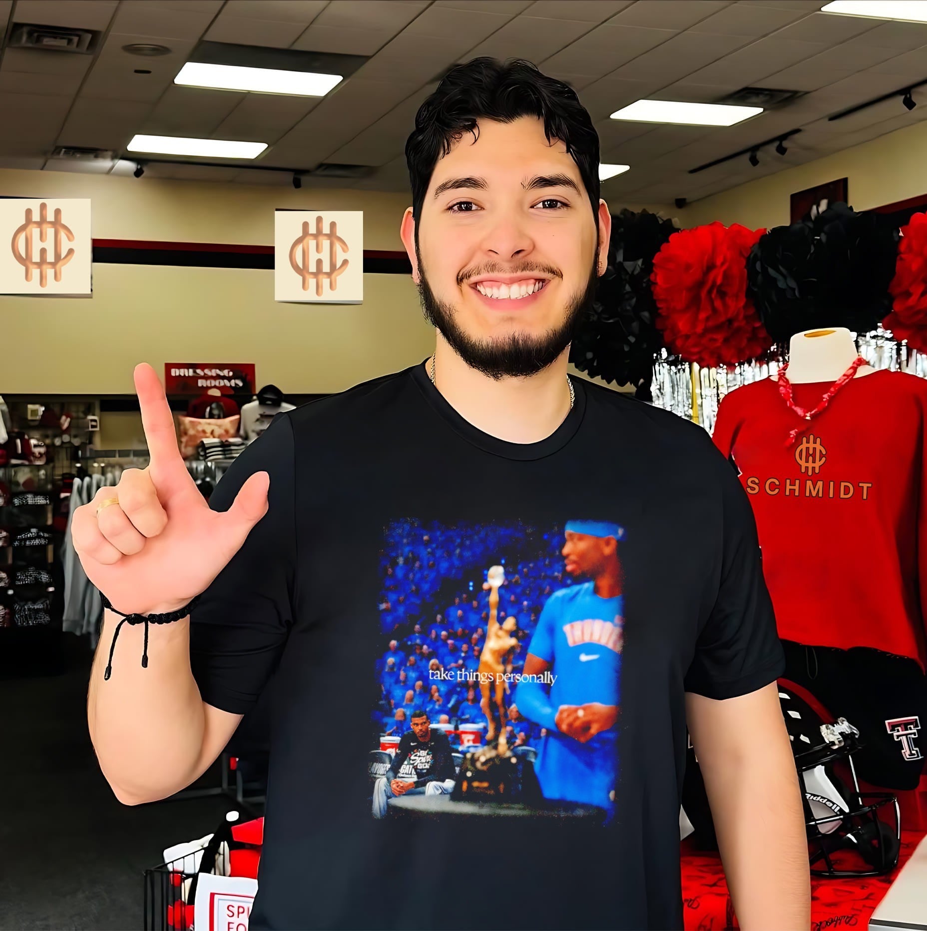 Take things personal SGA and Wendy NBA graphic shirt