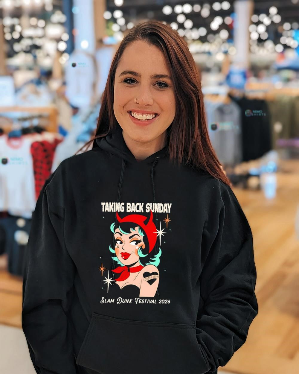 Taking Back Sunday Slam Dunk Festival 2026 devil shirt