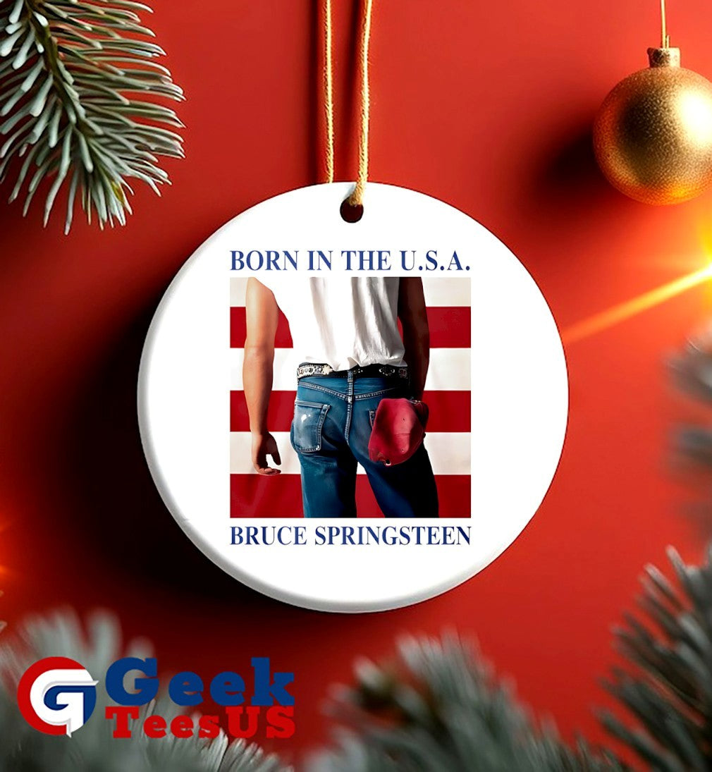 Taylor born in the USA Bruce Springsteen shirt