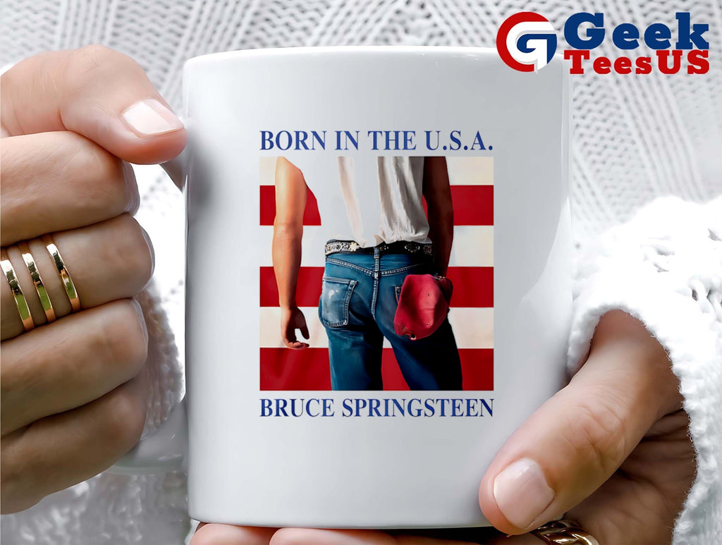 Taylor born in the USA Bruce Springsteen shirt