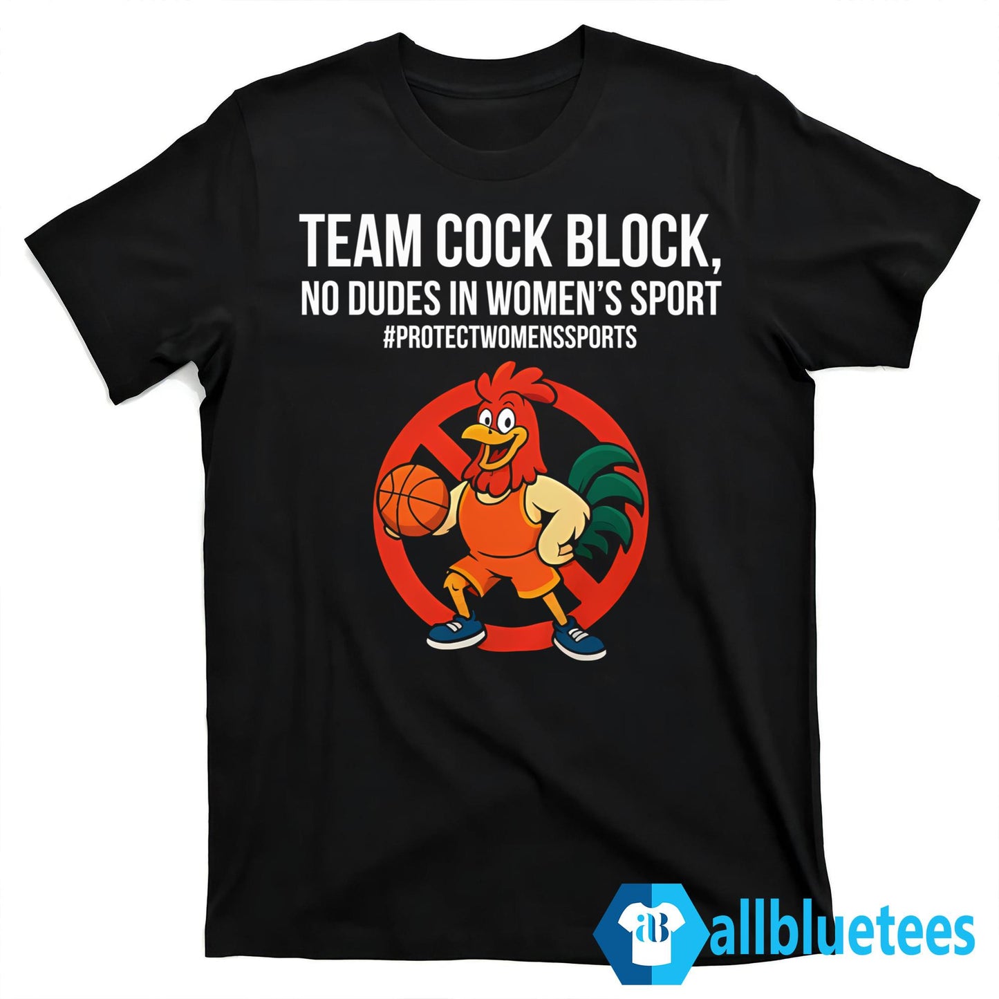 Team Cock Block No Dudes In Women’s Sports Shirt