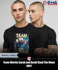 Team Warrky Sarah and David Steal The Moon shirt