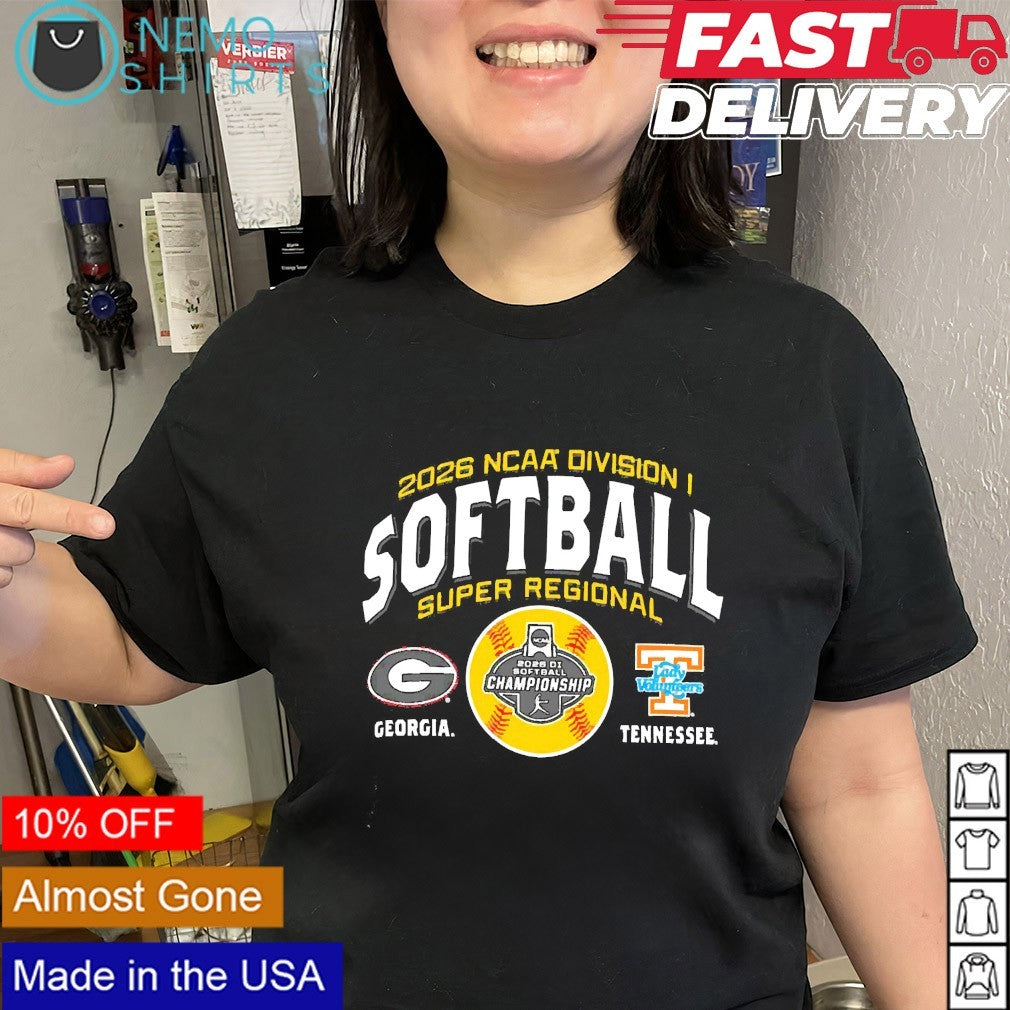 Tennessee Lady Vols vs Georgia Bulldogs 2026 NCAA softball super regional matchup shirt