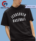 Teoscar Hernández Jesus over baseball shirt