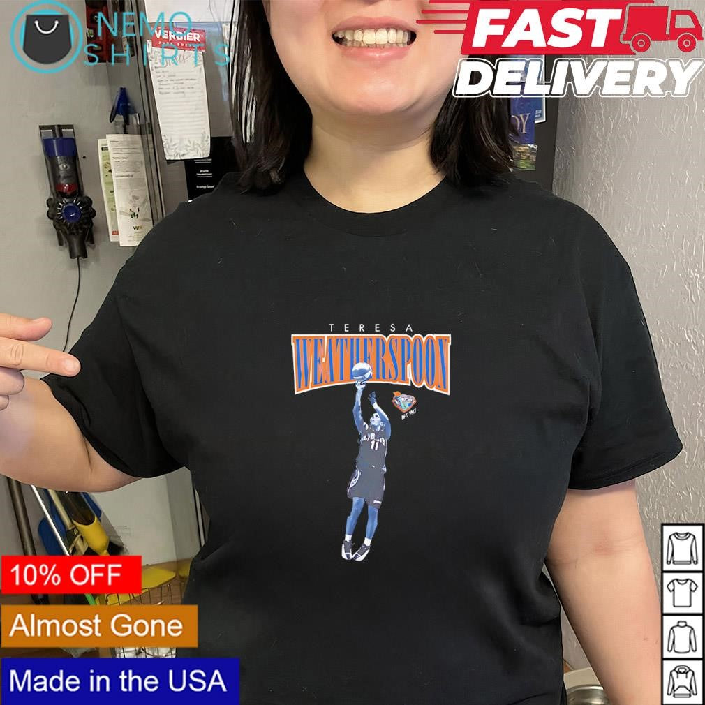 Teresa Weatherspoon New York Liberty player WNBA team logo shirt