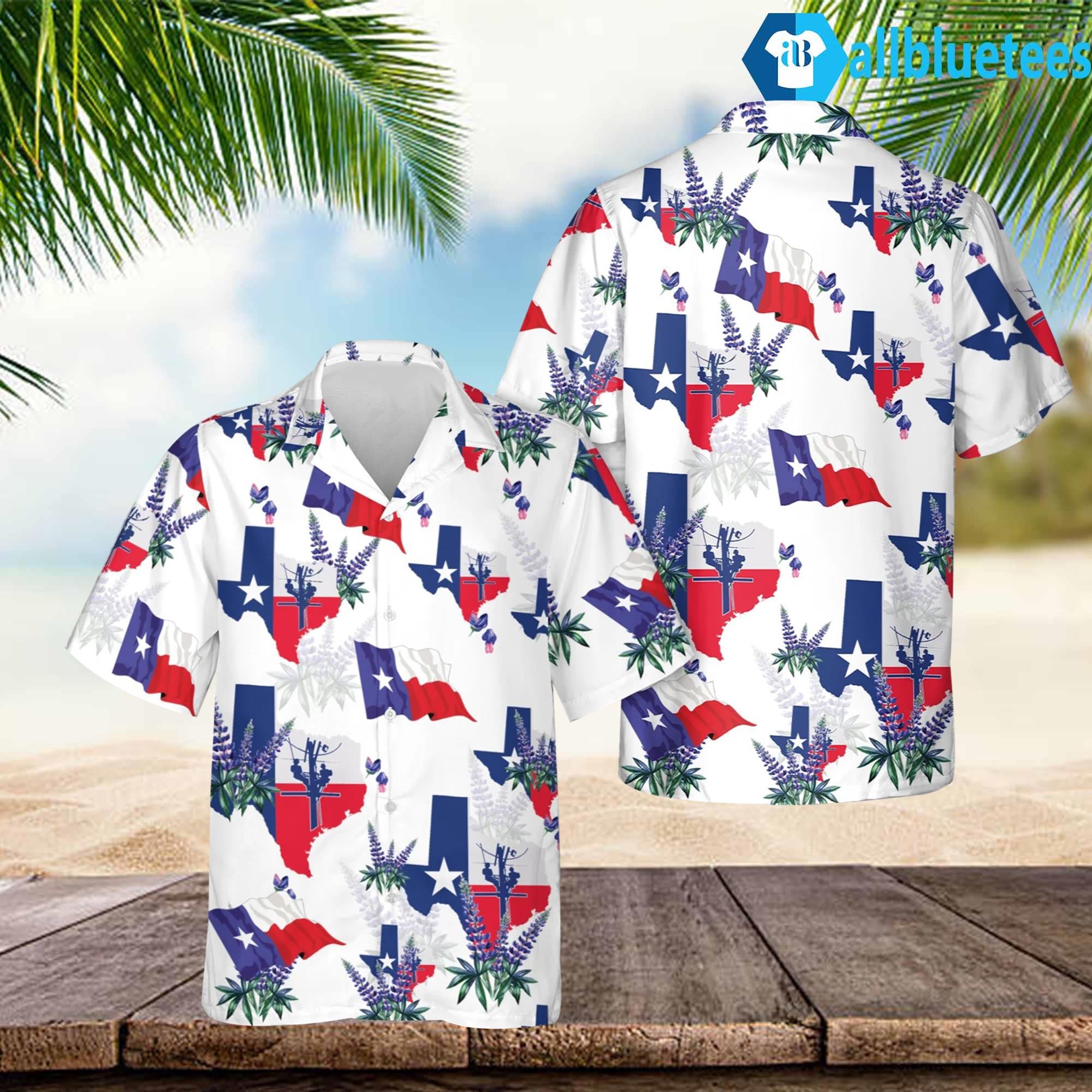 Texas Lineman Hawaiian Shirt