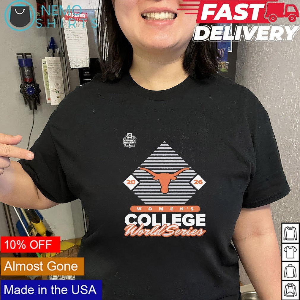 Texas Longhorns 2026 softball women’s College World Series shirt